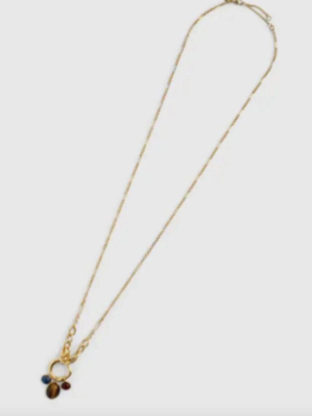NWT Madewell Semiprecious Graduated Chain Charm Necklace - Picture 3 of 5